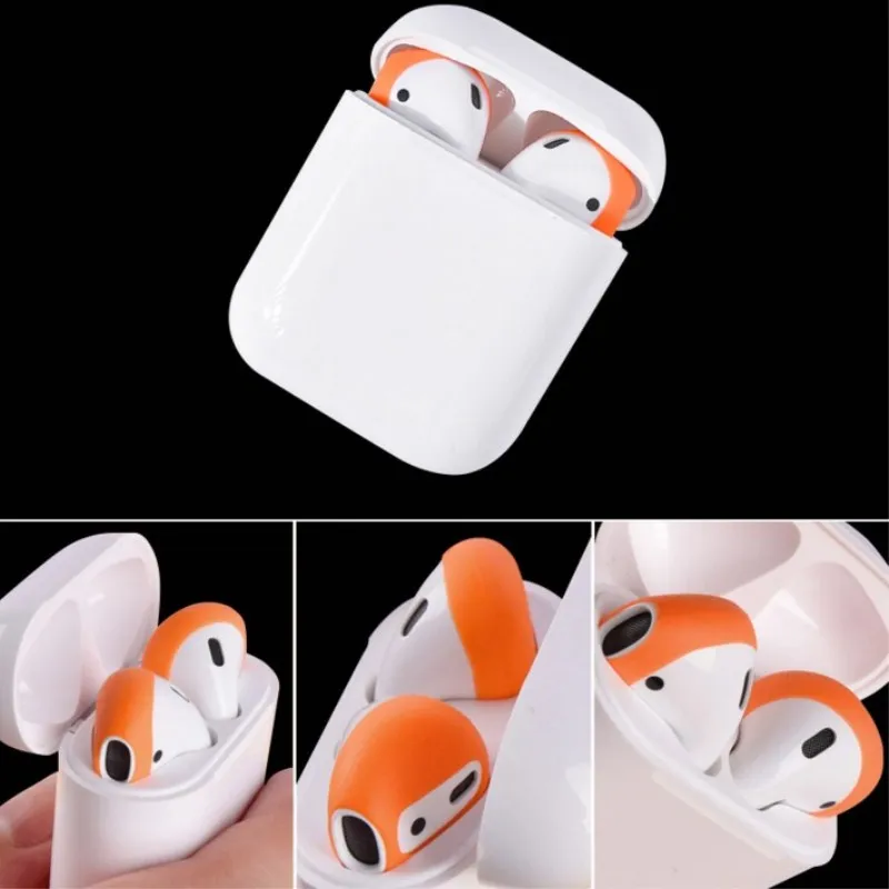 2 пары силиконовых наконечников для наушников Airpods сменные насадки улучшенная