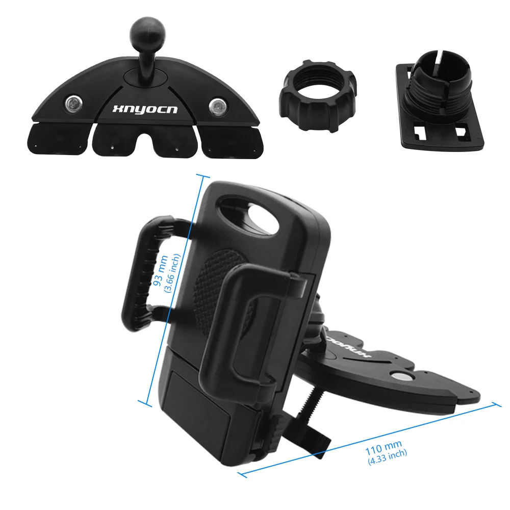 Universal Car CD Slot Phone Mount Holder Stand Cradle for Mobile Phone Cell Phone For iphone6s 7 For LG G5 For samsung Galaxy S7