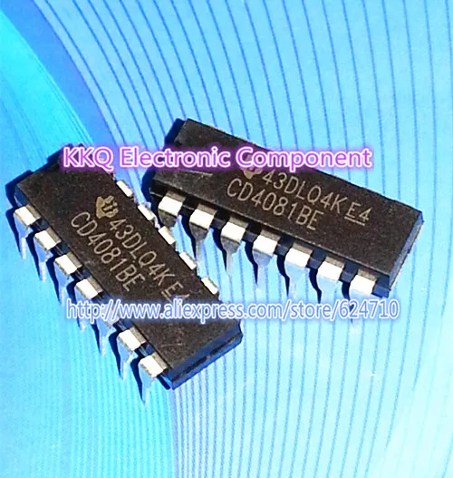 НОВЫЙ 100 ШТ. CD4081BE CD4081 DIP14 DIP-14 CD4081B |