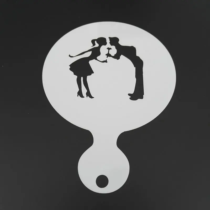 4 шт. Свадебные кофе трафарет для печенья искусство латте молоко капучино
