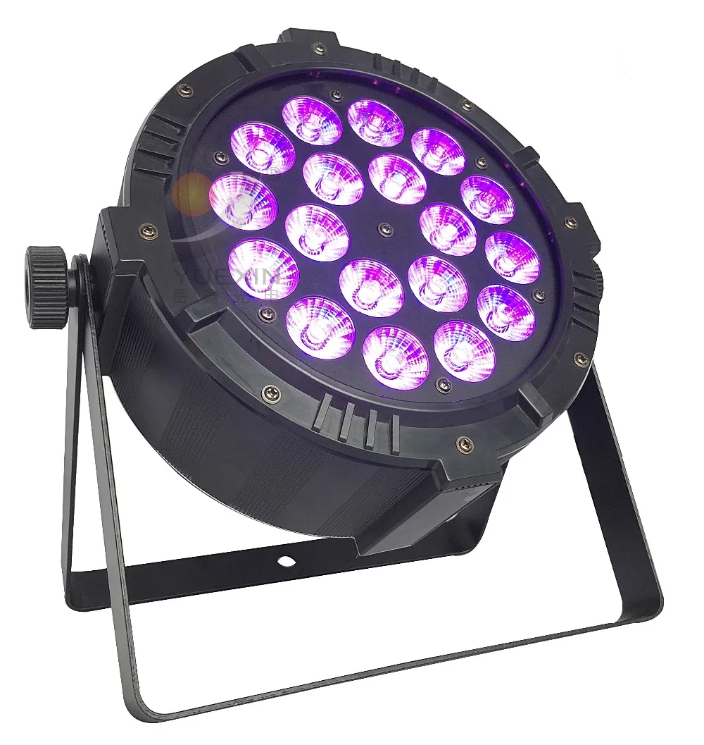 Тонкий театральный сценический свет 18x15W 5in1 LED плоский Par для свадебного