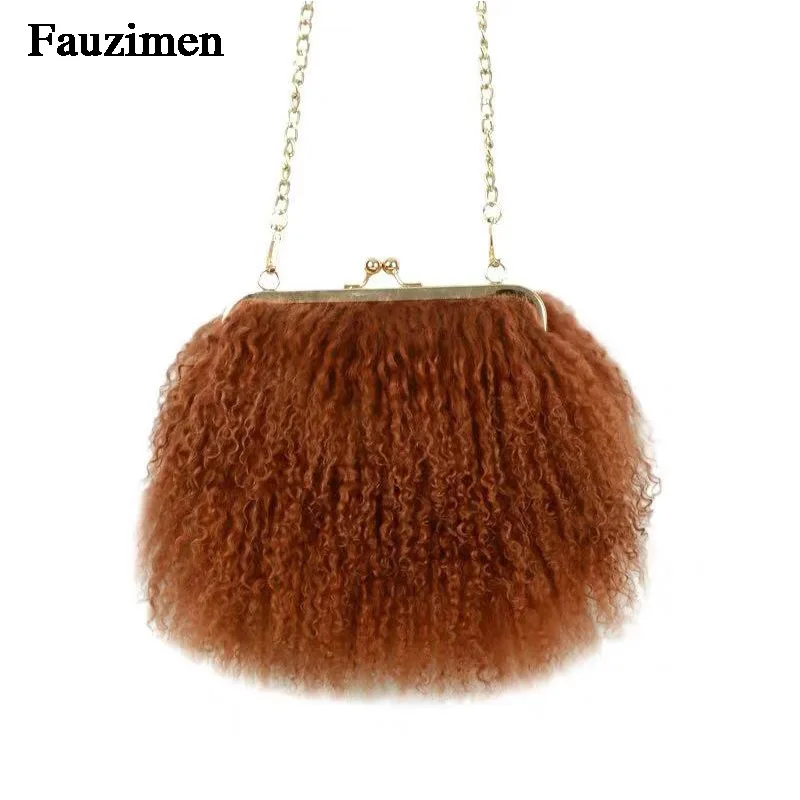 

Women Real Fur Handbags Clutch Bag Luxury Designer Evening Bag Famous Brand Ladies Tote Bags Shopper Tote Bags