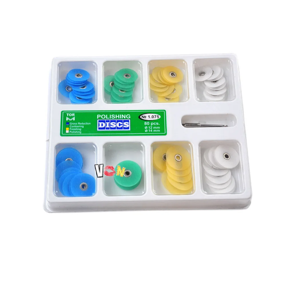 Полоски для полировки и обработки зубов Набор насадок из полимерного