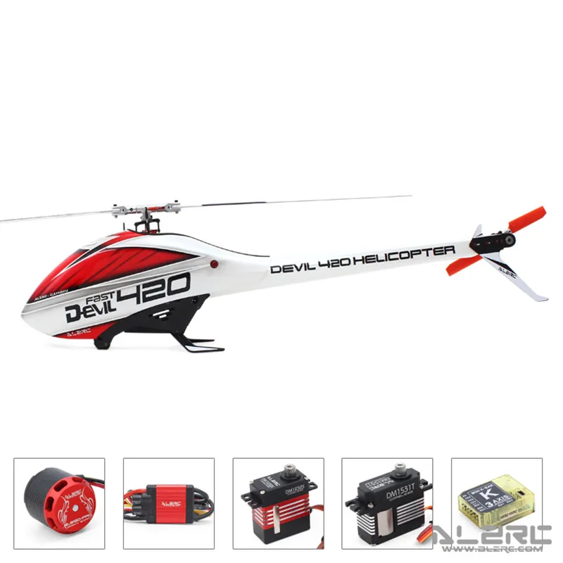 Вертолет ALZRC Devil 420 FAST FBL Super Combo RC серебристый стандарт|Детали и аксессуары| |