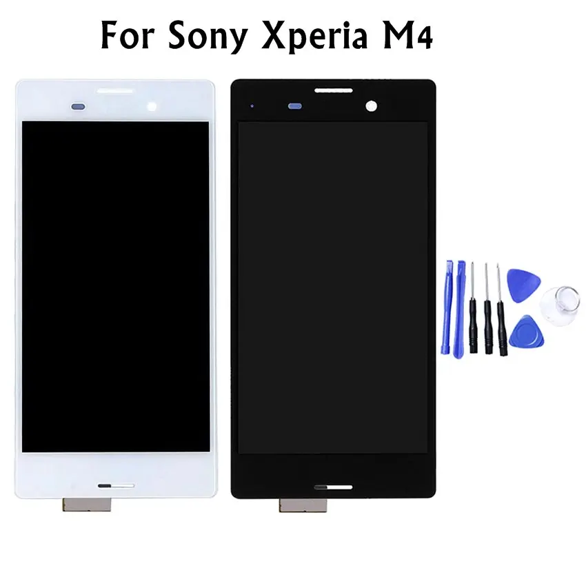 Для Sony Xperia M4 E2303 E2306 E2353 E2312 E2333 E2363 ЖК дисплей + сенсорный экран дигитайзер в сборе с