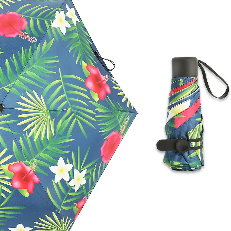 Новый маленький складной зонт от дождя подарок для женщин и мужчин мини