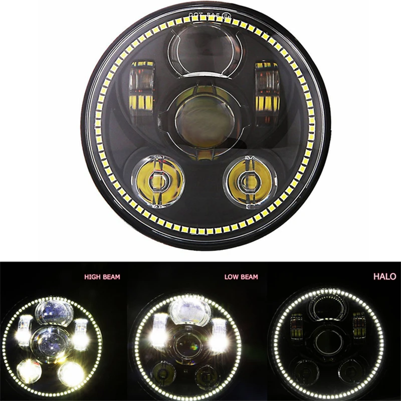 5 3/4 &quotмотоцикл проектор светодиодный фар для Sportster 1200 XL1200L пользовательские XL1200C
