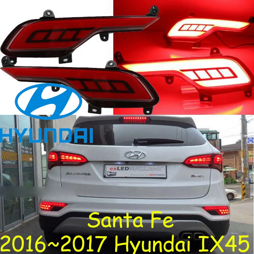 

Задсветильник Santa fe ix45, 2016 ~ 2018 светодиодный, Бесплатная доставка! accent,IX35,Genesis,i10,i20, Santa fe,veracruz,lantra,ix45 Противотуманные фары; ix 45