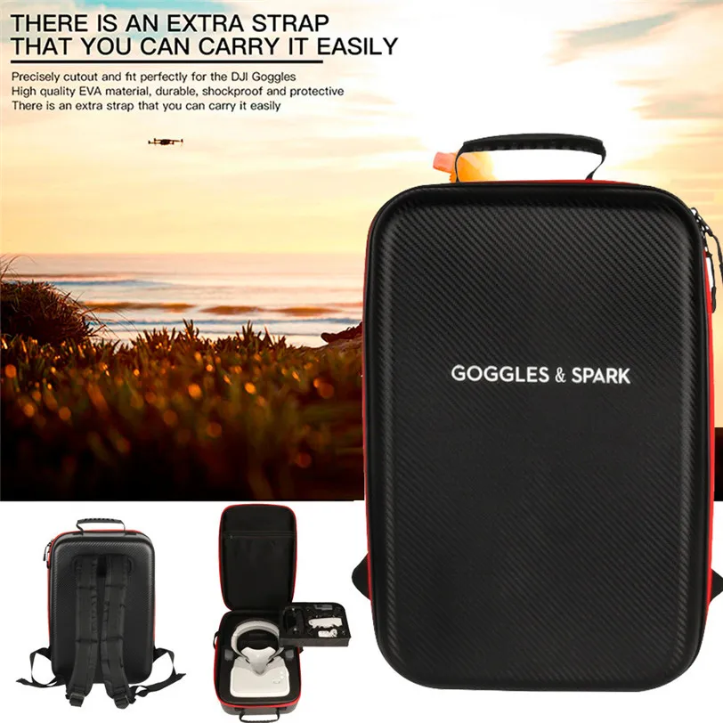 Сумка на плечо для улицы водонепроницаемый рюкзак дрона DJI Spark с очками VR