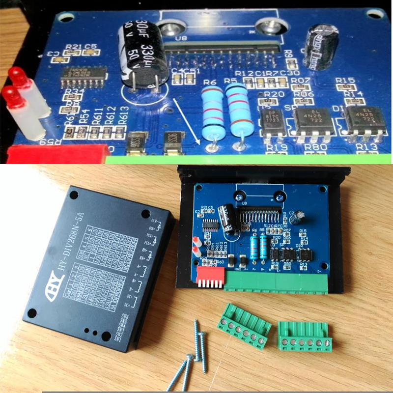 TB6600 0,2-5A контроллер с ЧПУ, шаговый двигатель nema 17,23, tb6600 одноосный двухфазный гибридный шаговый двигатель для ЧПУ