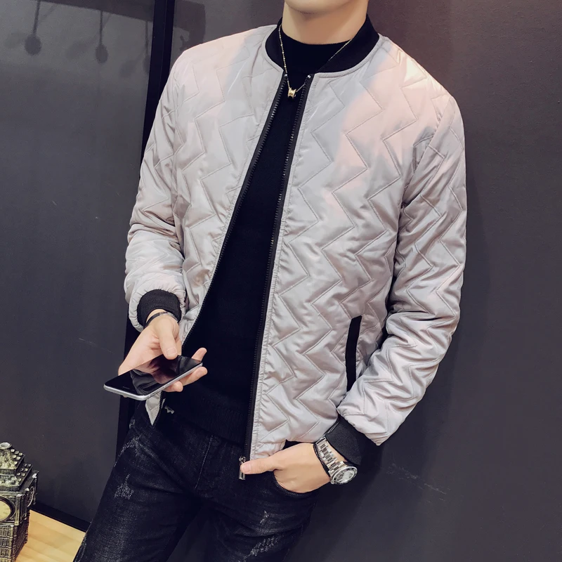 2018 Новые Модные Простые бейсбол воротник короткая куртка пальто осенние и зимние