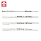 Набор акварельных ручек Sakura для выделения, Copic ручная роспись, белые гелевые ручки, ручка для рисования 0,7 мм, маркер с тонким крючком, строчные ручки