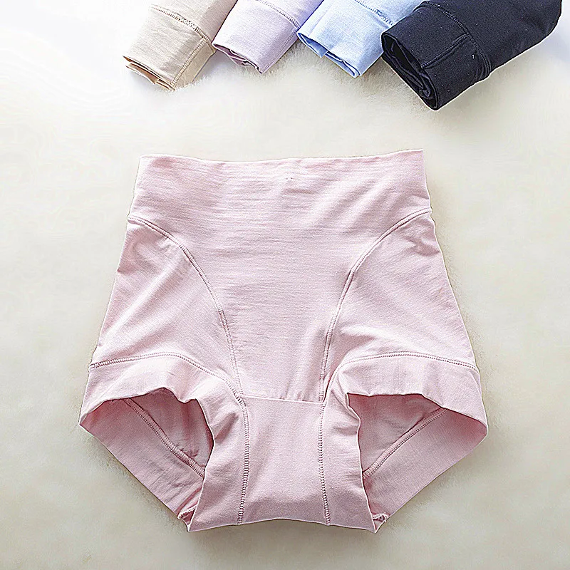 Бесшовный модальный трусы 2017 летние тонкие с высокой талией для молодых девушек |