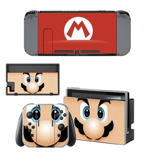 YSNS0356 Супер Марио кожи Стикеры для nintendo переключатель Стикеры кожи для nintendo переключатель NS консоли и Joy-Con контроллер винил - Цвет: YSNS0356