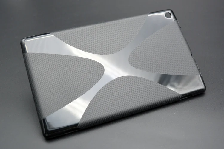 Противоскользящий матовый Мягкий силиконовый чехол X Line для планшетов Amazon Kindle Fire