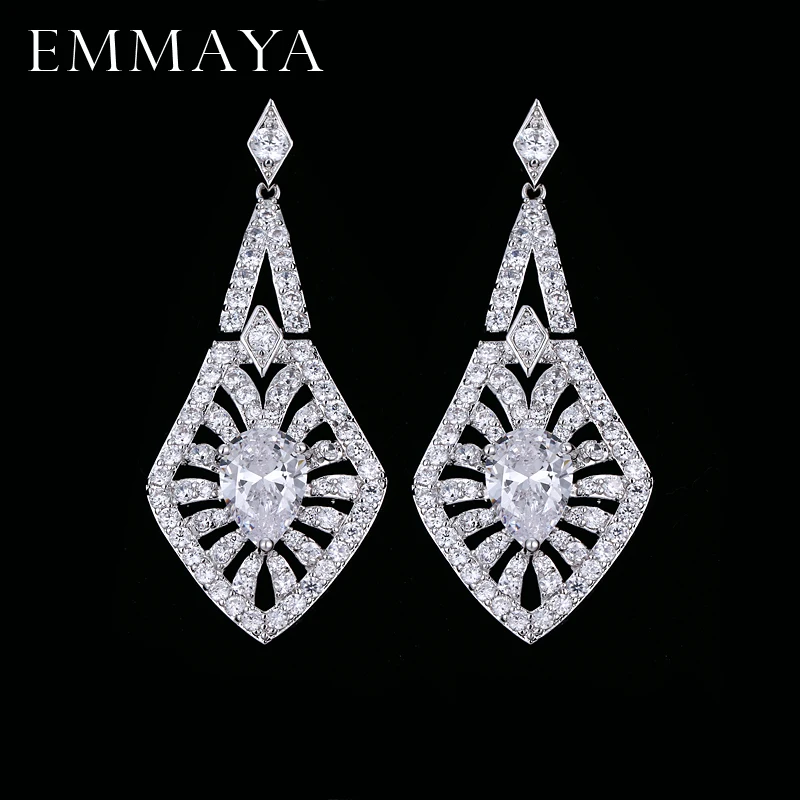 Женские серьги EMMAYA Серебристые подвески Brinco модные свадебные ювелирные изделия