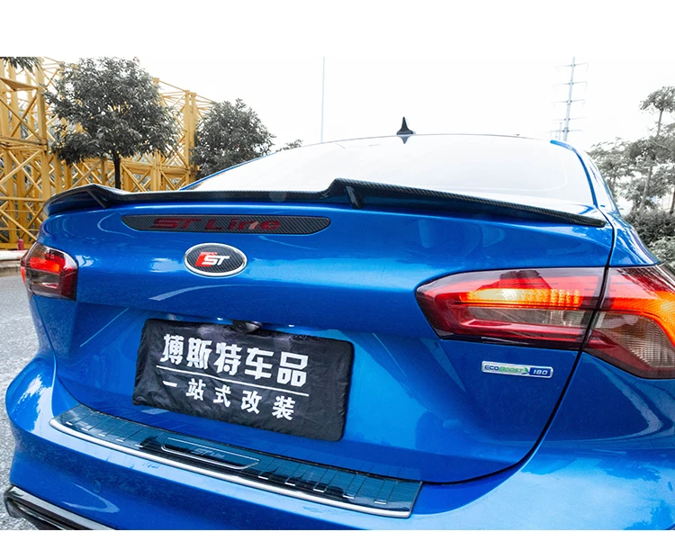 Для Ford Focus спойлер+ Фокус Высокое качество ABS Материал заднее крыло праймер цвет задний спойлер M4 Стиль