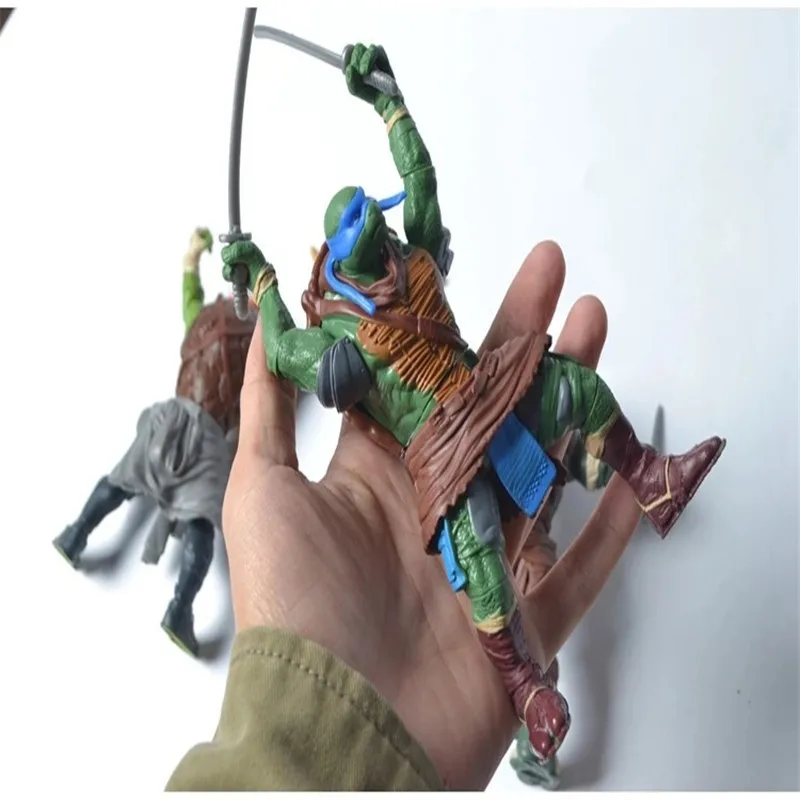 4 шт./лот канализационные черепахи Аниме Фигурка микеланжело Донателло Leonardo Raphael