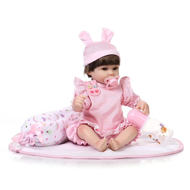 Кукла реборн NPKCOLLECTION мягкая силиконовая виниловая кукла младенец 17 дюймов 40 см