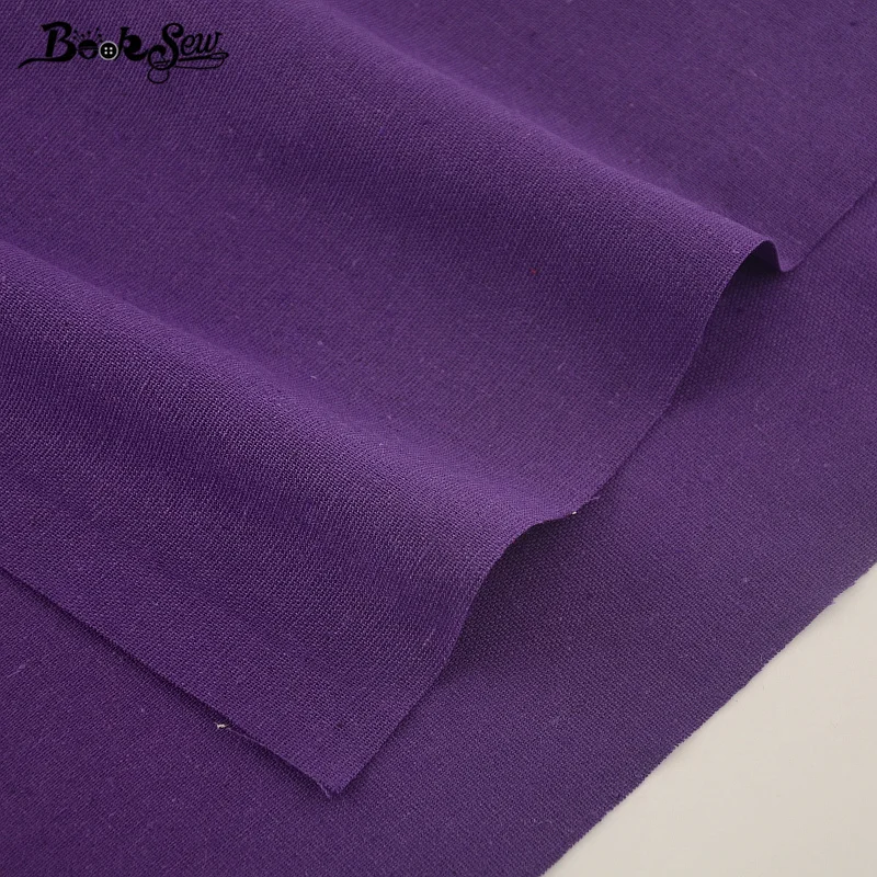 Booksew фиолетовый цвет домашний текстиль хлопковая льняная ткань скатерть подушка
