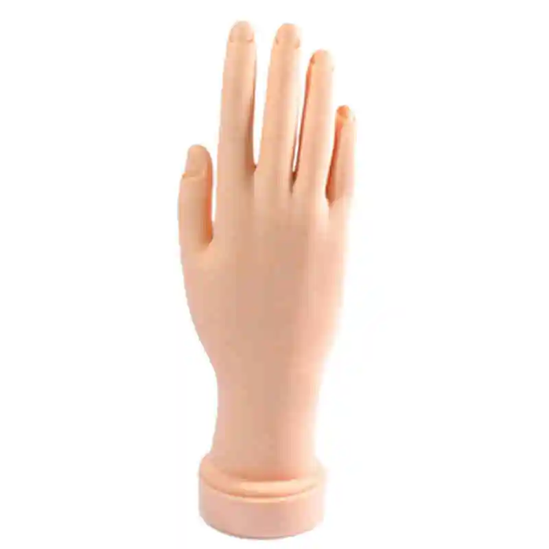 Гибкий мягкий пластиковый флективный манекен модель ручного дизайна ногтей