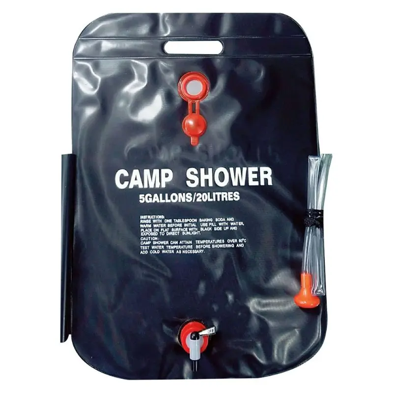 

1 Pc Multifunction Solar Heated Shower Camping Water Bathing Bag Outdoor Tool Travel Hiking Portable 20L Wild Water Bag