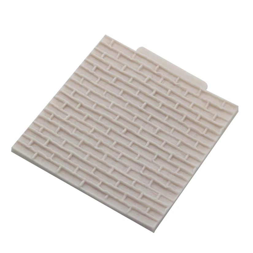 Форма кирпичной стены 100% платиновая силиконовая форма для выпечки инструменты