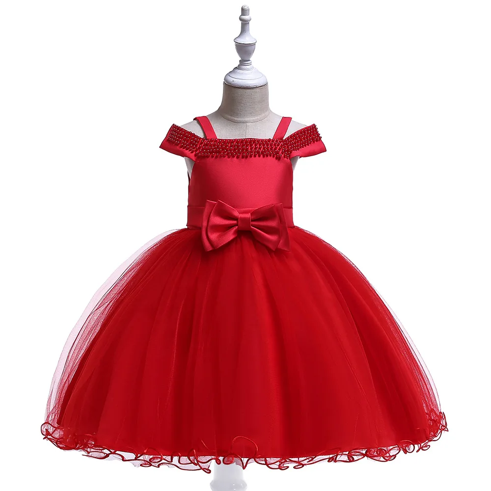 Kids Dresses For Girls Princess Wedding Birthday Floral Tutu Dress Baby Girl Teenager Evening Party Vestidos Children's Clothes | Детская