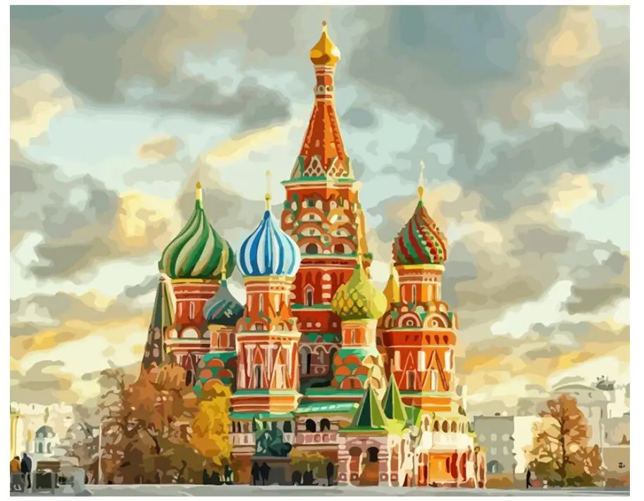Ruopoty рамка Лебедь животные DIY картина по номерам Настенная картина акриловая холст картина для свадебного украшения Прямая - Цвет: 991314
