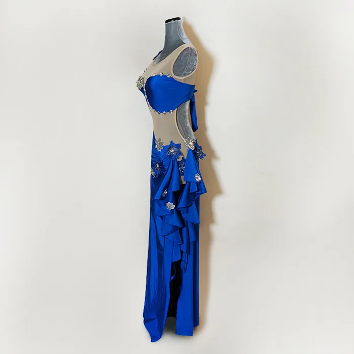 no sleeves dress Индийский танец живота восточные дезерты качели Балади танцевальные костюмы танец живота Восточный танцевальный костюм одежда Бюстгальтер Пояс юбка платье 3750 - Color: no sleeves dress