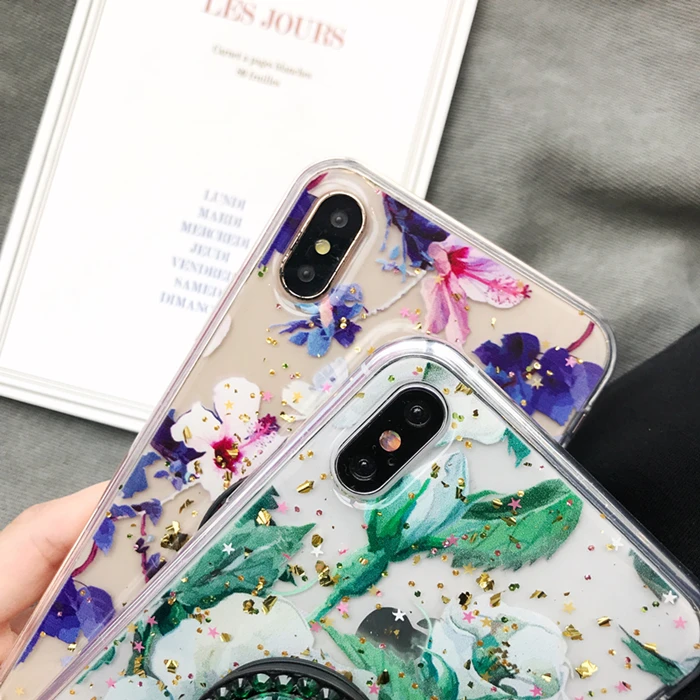 Роскошный прозрачный блестящий чехол с бриллиантами для iphone X, XR, XS, 11 Pro, MAX, 7, 8 plus, 6 S, для samsung S10, S8, S9, Note