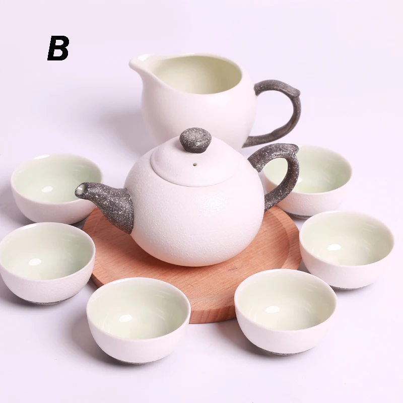 Shinetea снег глазурь керамика кунг-фу фарфор чай комплект горшок супница подарок
