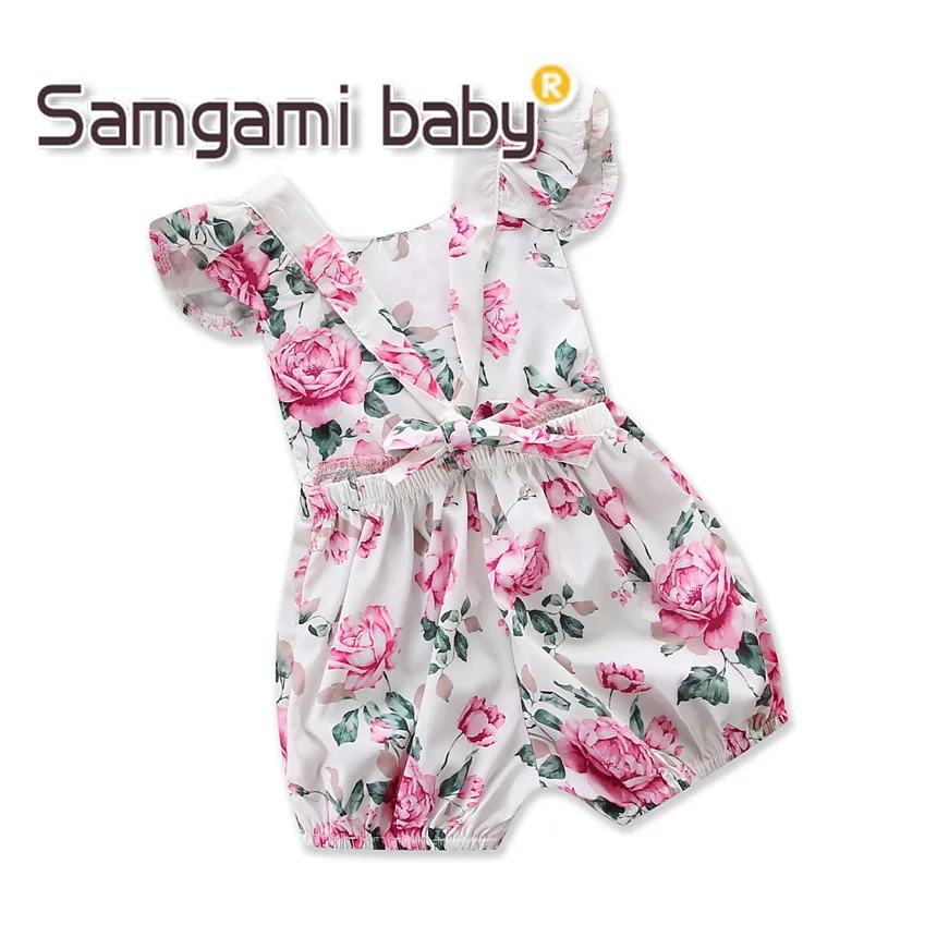 SAMGAMI/Летняя одежда для маленьких девочек реквизит фотосессии кружевной