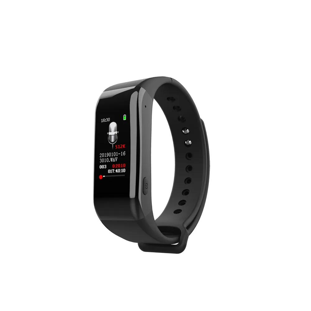 Bluetooth MP3-плеер браслет Hi-Fi шумоподавление Цифровой диктофон с воспроизведением |