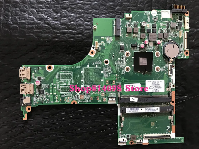 809337 001 501 DA0X22MB6D0 X22 для HP Pavilion Notebook 15 ab series Материнская плата 601 с A8 7410 CPU|Материнские