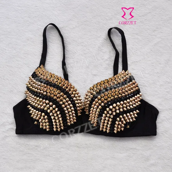 918 новых 2014 женщин мода сексуальная Studed золото серебро клуб бюстгальтер 32в 36б 38б 40