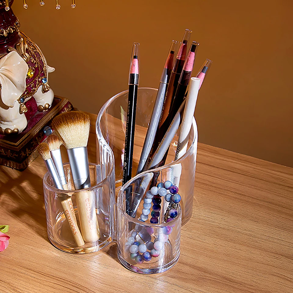 Make Up акриловый портативный прозрачный органайзер для косметики коробка хранения