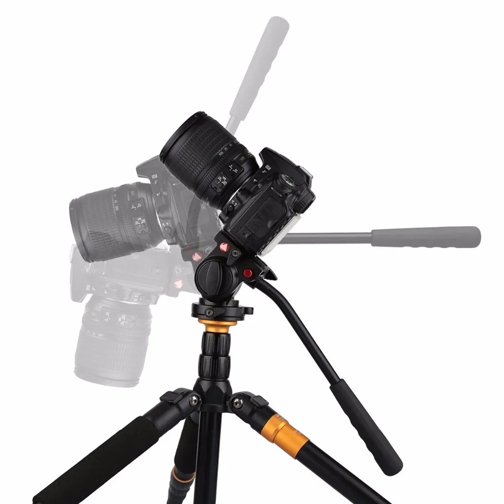 Гибкая алюминиевая головка штатива kingjoy для фотоаппарата Подвижная видеокамеры