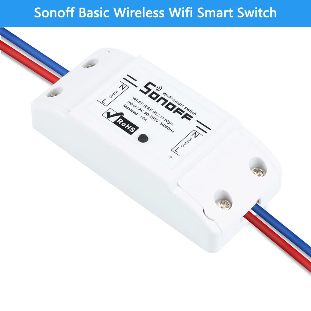 Sonoff беспроводной Wifi смарт переключатель управление приложением Универсальный DIY