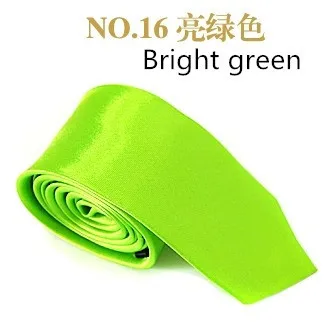 green Тонкий узкий черный галстук для мужчин 5 см, повседневный узкий красный галстук со стрелками, модные мужские аксессуары, простые вечерние галстуки - Цвет: green