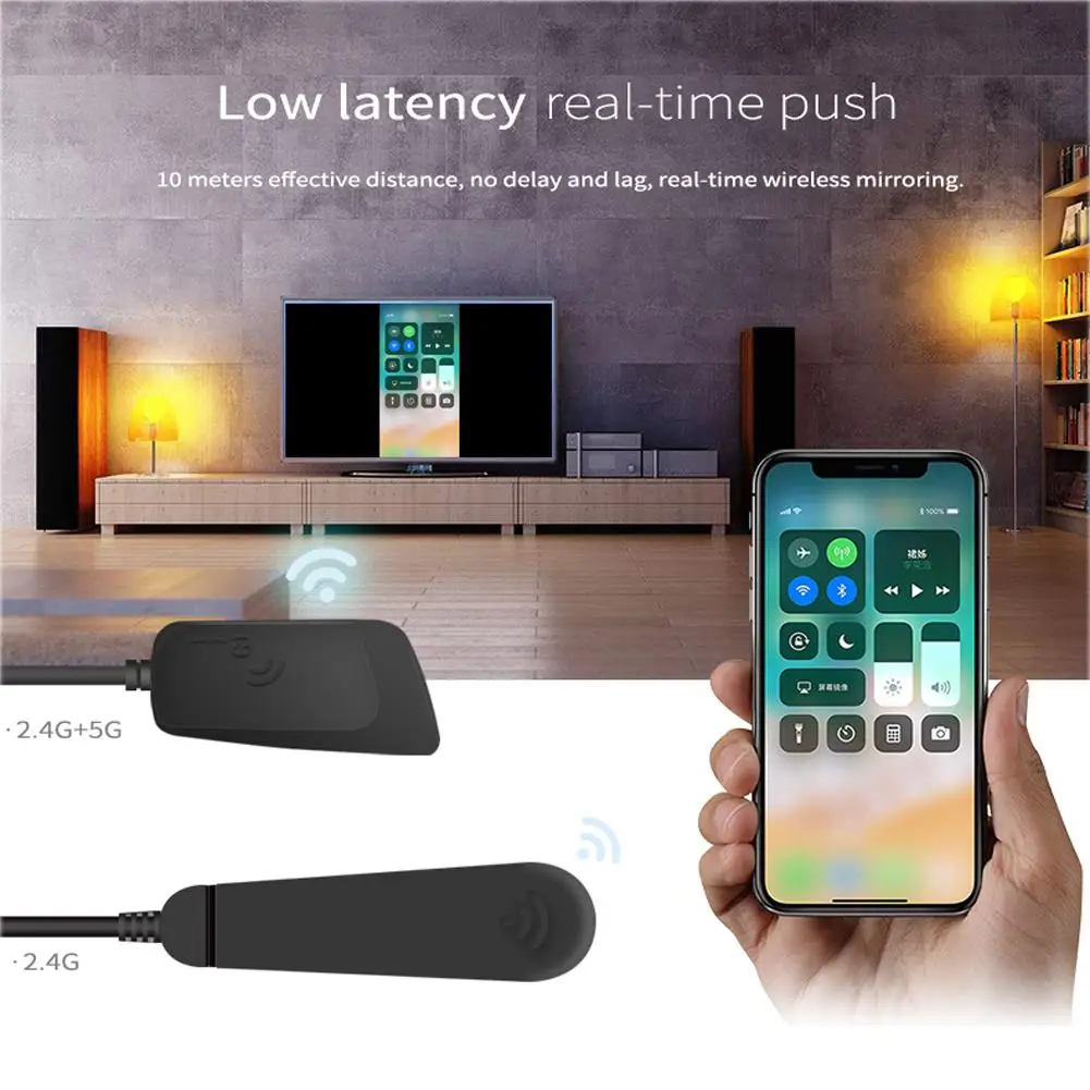 Адаптер G5 WirelessTV адаптер HDMI ресивер для рисунков приемник Mirascreen Miracast 4K HDTV Wi Fi