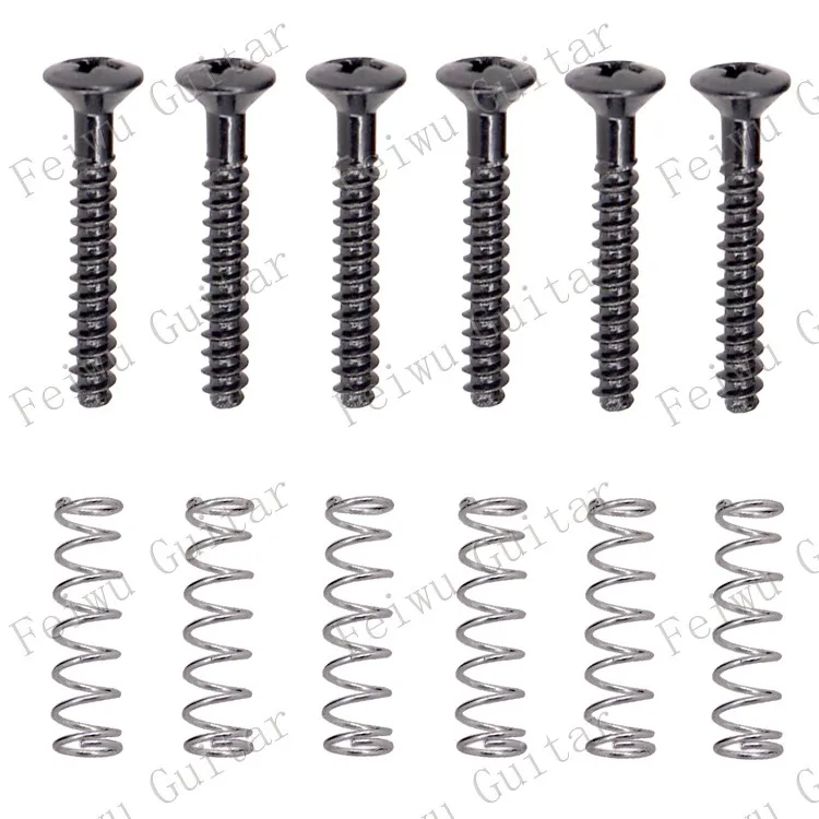 6 шт. Одиночная катушка пикапы крепление регулировка высоты плоские хвостовые