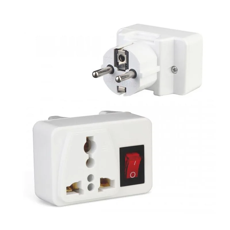 

2 шт., штепсельная вилка Европейского/британского стандарта