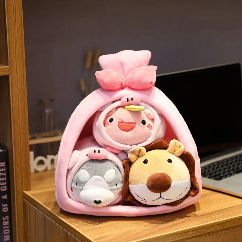 8 35 см Kawaii a nest плюшевые игрушки мягкие куклы из мультфильма Лев милый Единорог Собака Хаски мягкие игрушки свадебные подарки для детей Дети Девочка - Цвет: 8