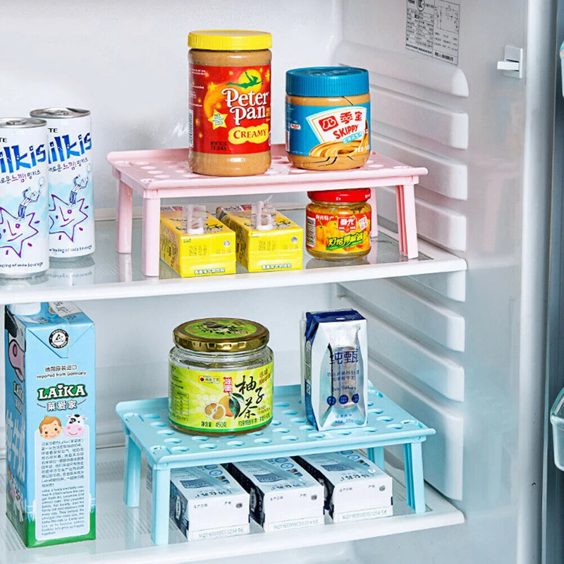 Складной кухонный органайзер пластиковый шкаф стойка для холодильника