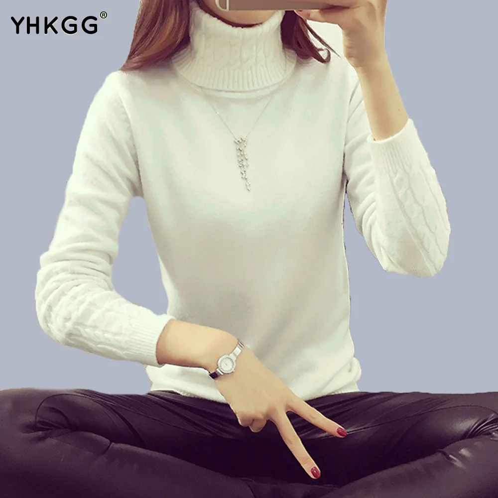 2018 Brand New Women's Sweaters and Winter Hot Women Sweater Thickening Slim Pullover | Женская одежда