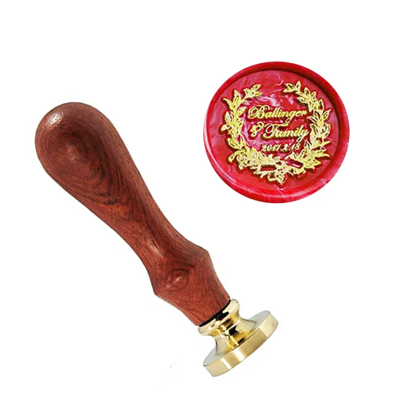 Фирменные имена на заказ Печать для свадебного воска | Дом и сад