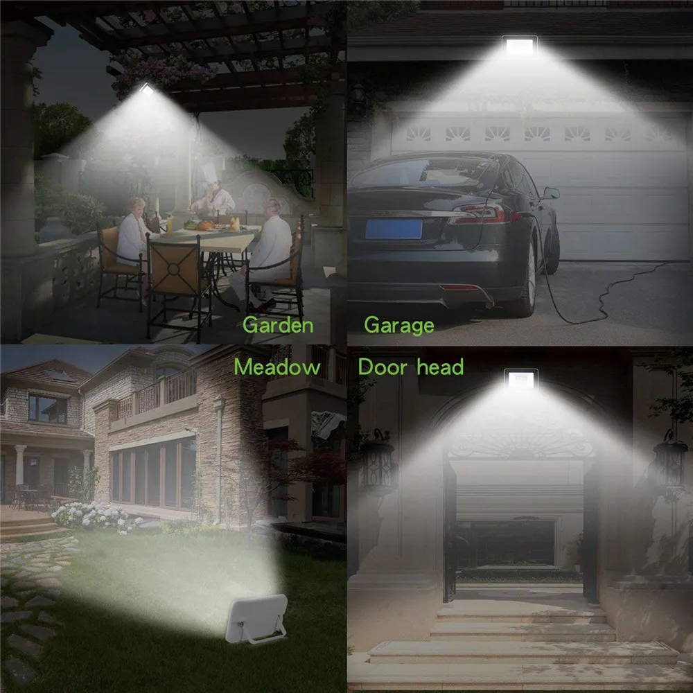 Новый прожектор на солнечных батареях 10 Вт RF пульт дистанционного управления