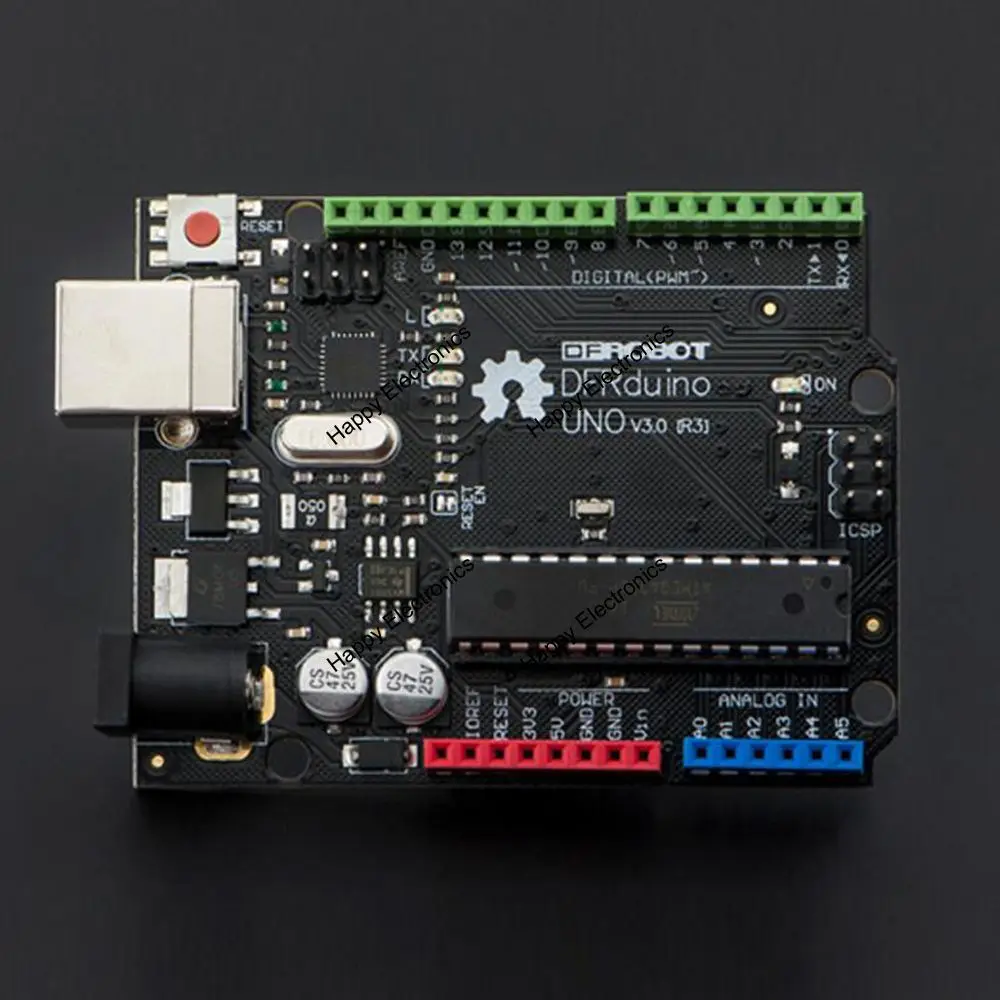 Плата микроконтроллера DFRduino UNO R3 ATmega328 ATmega16U2 чип 16 МГц полностью совместима с Arduino