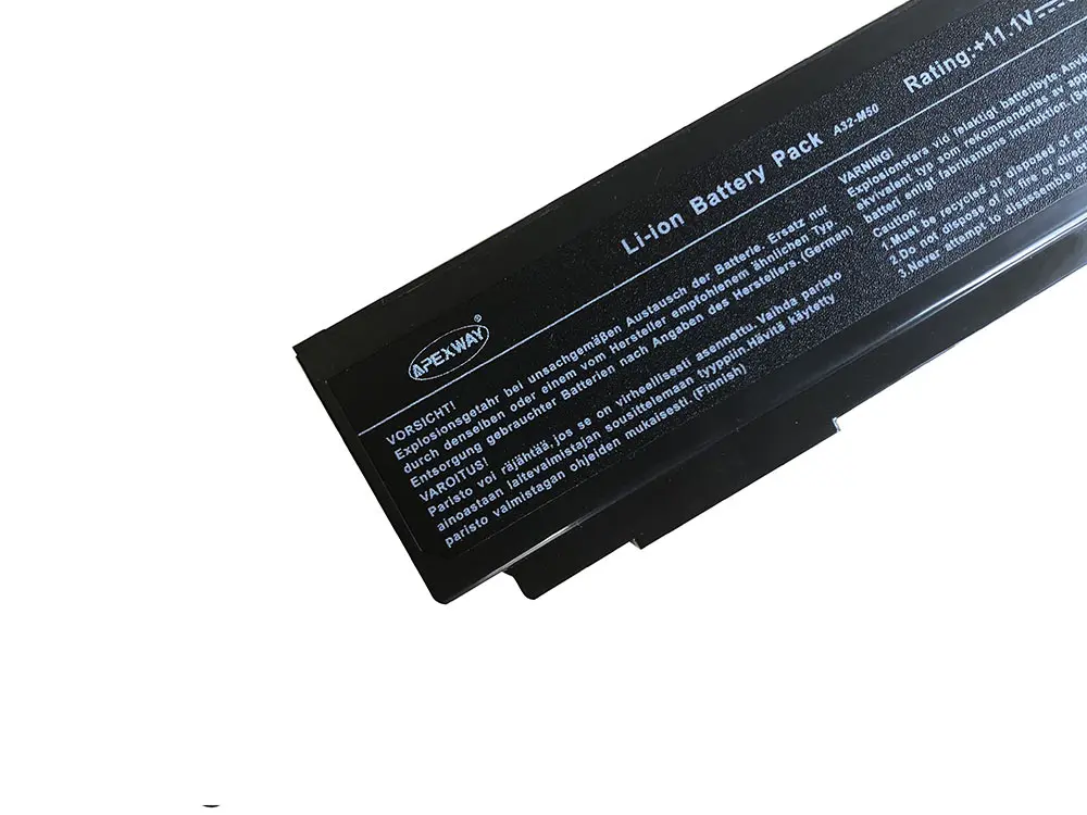 11,1 В 6cell Аккумулятор для ноутбука ASUS M50 M50s M50VM A32-M50 A32-N61 A33-M50 N61J N61Ja N61jq N61jv N61 N53 n61da